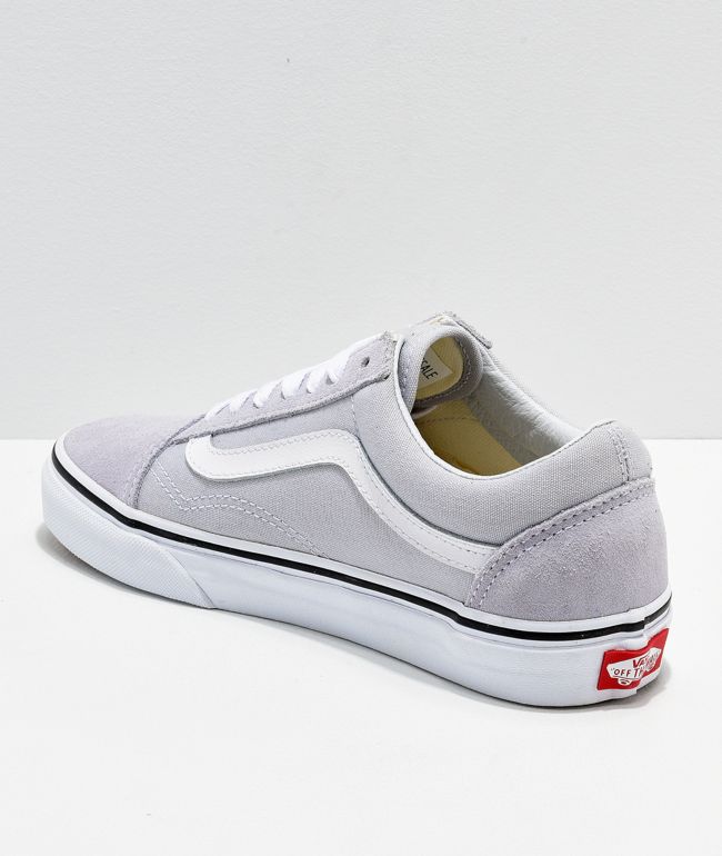 plain grey vans